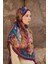 Mürdüm Ed Scarf Sunrise Çiçek Desen Şal 2