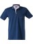 Polokoton % 100 Pamuk Polo Yaka Nakışlı Erkek T-Shirt – Indigo, Cepli, Kısa Kollu Yazlık Model 1