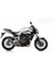 Yamaha mt 07 Beyaz Sticker Set 1