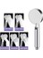 Home Turbo Duş Başlığı,5 Fonksiyonlu Ayarlanabilir Su Akımı,yüksek Basınçlı El Duşu, Handshower,masaj ve Spa Etkili (Krom) 2