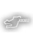 Kocaeli Harita Araba Sticker 17X17 cm Beyaz 1