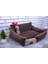 Premium Lux Seri Iç Mekan Fermuarlı Yıkanabilir Kedi ve Köpek Yatağı (45*55CM) Small 6
