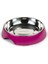 Kedi Mama Su Kabı, Paslanmaz Çelik, Pembe, 18,5cm, 420ML 1