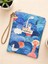 Okyanusta Gemiler Desenli Portföy Clutch Çantası - Kozmetik Çanta - Çok Amaçlı çanta (23X16 Cm) 1