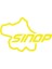 Sinop Harita Araba Sticker 17X17 cm Sarı 1