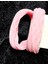 Pembe Lüks Figürlü Renkli Lastik Toka 1
