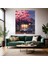 Araba ve Sakura Ağacı Kanvas Manzara Tablosu Kanvas Araba Tablosu 1