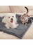 Beylini Kedi Köpek Battaniyesi Premium Peluş Evcil Hayvan Uyku Battaniyesi Yıkanabilir Gri 4
