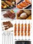 Sağlıklı 5'li paslanmaz çelik 20 cm airfryer şiş teli, dayanıklı ve kullanışlı 1