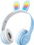 P47R Bluetooth 5. 0 Tavşan Kulaklı Katlanabilir Kulaklık – Rgb Led, Tf Kart & Aux, Hd Mikrofon – Android & Ios Uyumlu 1