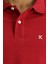 Polo Yaka Slim Fit Dar Kesim Nakışlı Pamuk Tişört 5
