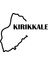 Kırıkkale Harita Araba Sticker 17X17 cm Siyah 1