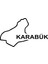 Karabük Harita Araba Sticker 17X17 cm Siyah 1