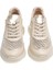 Comfort Taban Fileli Hakiki Deri Kadın Sneaker 3