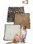 Yumuşak Dokulu Renkli Peluş Kedi Halısı 40x40 cm 3'lü Set 1
