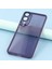 Samsung Galaxy S25 Edge Kılıf Elektrokaplama Kamera Çerçevesi Tpu Telefon Kılıfı-Şeffaf Mor (Yurt Dışından) 5