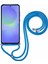 Samsung Galaxy A36 5g Kılıf Esnek Tpu Fiber Astar Darbeye Dayanıklı Çapraz Askılı Telefon Kılıfı-Safir (Yurt Dışından) 2
