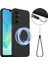 Samsung Galaxy A16 5g/galaxy A16 4g Kılıf Magsafe Anti-Damlamalı Sıvı Silikon Telefon Kılıfı ile Uyumlu-Siyah (Yurt Dışından) 1