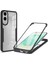 Samsung Galaxy S25 Edge Kılıf Akrilik+Tpu Şeffaf Telefon Kılıfı Pet Ekran Filmi-Siyah (Yurt Dışından) 1