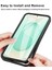 Samsung Galaxy S25 Edge Kılıf Akrilik+Tpu Şeffaf Telefon Kılıfı Pet Ekran Filmi-Siyah (Yurt Dışından) 4
