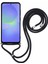 Samsung Galaxy A36 5g Kılıf Esnek Tpu Fiber Astar Darbeye Dayanıklı Çapraz Askılı Telefon Kılıfı-Siyah (Yurt Dışından) 5