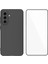 Samsung Galaxy A36 5g Tpu Kılıf Wanlonfeng Ms Serisi Temperli Camlı Mat Arka Kapak-Siyah (Yurt Dışından) 1