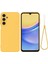 Samsung Galaxy F16 5g/galaxy M16 5g Sıvı Silikon Kılıf Telefon Arka Kapağı El Kayışı Ile-Sarı (Yurt Dışından) 1