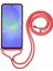 Samsung Galaxy A36 5g Kılıf Esnek Tpu Fiber Astar Darbeye Dayanıklı Çapraz Askılı Telefon Kılıfı-Alıç Kırmızısı (Yurt Dışından) 5