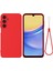 Samsung Galaxy F16 5g/galaxy M16 5g Sıvı Silikon Kılıf Telefon Arka Kapağı El Kayışı Ile-Kırmızı (Yurt Dışından) 1