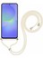 Samsung Galaxy A36 5g Kılıf Esnek Tpu Fiber Astar Darbeye Dayanıklı Çapraz Askılı Telefon Kılıfı-Beyaz (Yurt Dışından) 5
