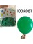 Koyu Yeşil Lateks Balon - 100’LÜ Paket (Iç & Dış Mekan Uyumlu) 1