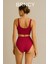 Fuşya Sculptfit Yüksek Bel & Toparlayıcı & Şekillendirici Bikini Altı 4