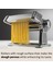 Atlas 150 Çelik Spaghetti Alla Chitarra Hazırlık Aksesuarı, 2 Yıl Garanti 4