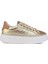 Ravella Hakiki Deri Basic Gold Kadın Sneaker 1