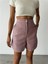 Kaşe Kısa Şort - Gül Kurusu 4