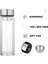 Digital Sıcaklık Göstergeli Cam Termos Korumalı Kılıflı 500 ml 2