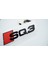 Sq3 Siyah Abs 3m 3D Bagaj Logo Audi Ile Uyumlu 1