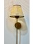 Modern Hasır Aplik, LED, pilli, kablosuz, altın ton, metal, G9, bej, 1 adet 5