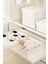 Beyaz 2'li kumaş çekmece düzenleyici, 30x30, şal, kemer, çorap için ideal organizer 5