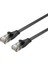 Unıtek Cat6 Patch Kablo 3mt Flat 1gbps, Siyah (C1811GBK) 1