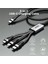 Unıtek Type-C 3in1 Hızlı Şarj Kablosu 1.5mt 20W Mıcro Usb, Type-C, Lıghtnıng (C14101AGY01-1.5M) 4