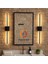 Modern Kare Led Duvar Aplik Siyah, şık ve şık aydınlatma çözümü, Alüminyum, E27 1