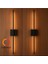 Modern Kare Led Duvar Aplik Siyah, şık ve şık aydınlatma çözümü, Alüminyum, E27 3