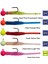 Hook Worm Jighead+Lrf Silikonu 1.5gr+4.5cm 5 Adet Head Pink+Fluorescent Yellow 2