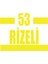 53 Rizeli Araba Sticker 17X17 cm Sarı 1