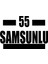 55 Samsunlu Araba Sticker 17X17 cm Siyah 1