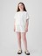 Kız Çocuk Kırık Beyaz Mini Gap Logo Raglan Sweatshirt 3