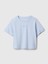 Kız Çocuk Mavi Mini Gap Logo Raglan Sweatshirt 2