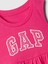 Kız Bebek Pembe Gap Logo Elbise 2