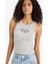 Slim Fit Dar Kesim Baskılı Halter Yaka Fitilli Kaşkorse Atlet F6240AX25HS 1